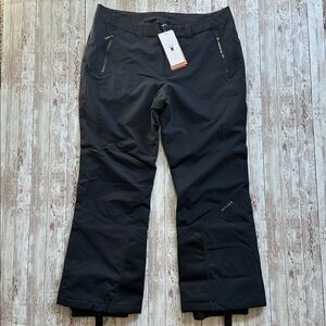 Spyder Winner Ski Pants Snowboard Plus Size 18 Black Womens Waterproof Warm Snow